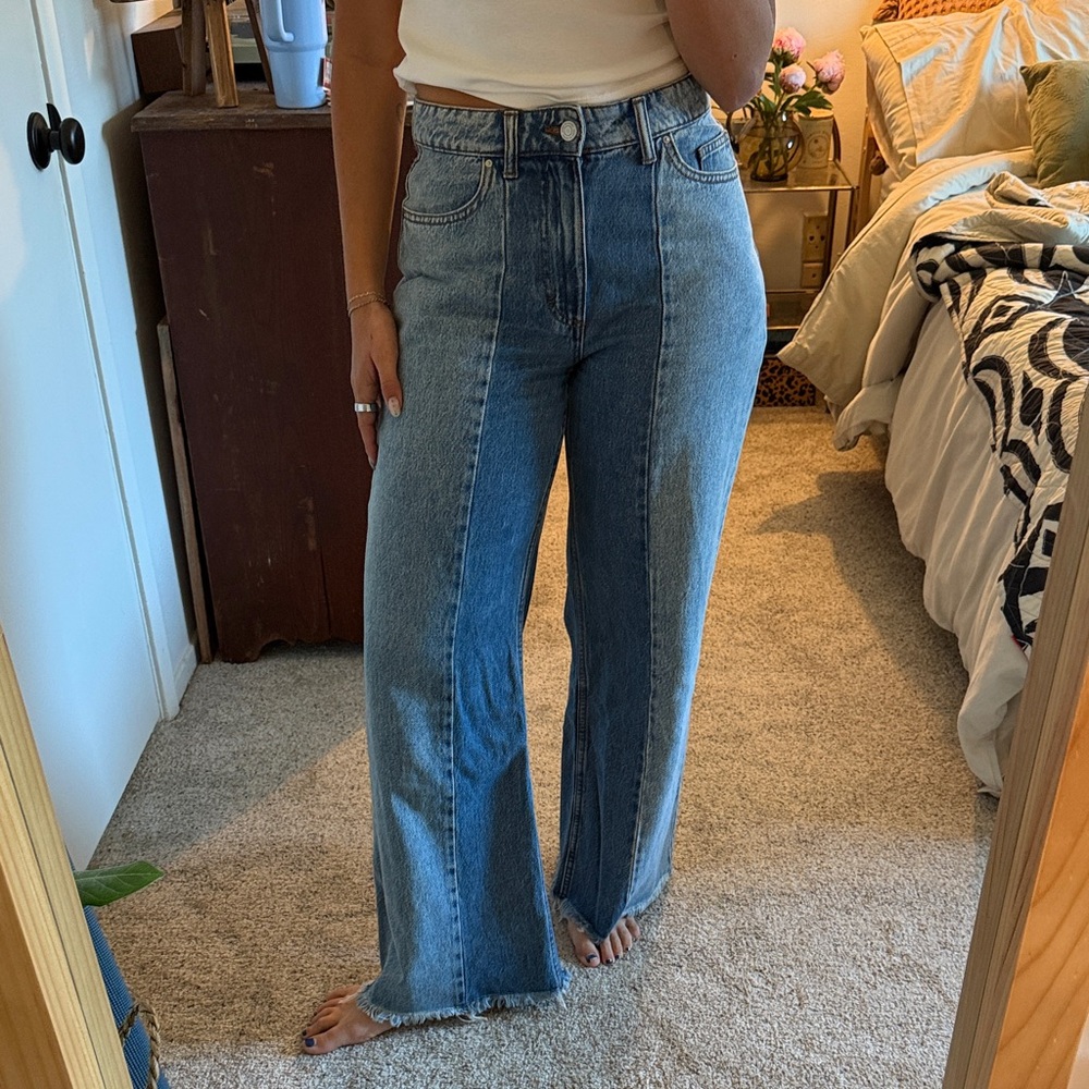 Cotton On Classic Blue Wide Leg Jeans